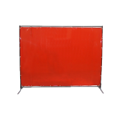 Duralloy Welding Curtain 1.8m x 1.8m & Frame (Red Screen)