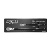 SP Tools 1/4"Dr, 3/8"Dr & 1/2"Dr Ratchet Set - Sealed Flex Head - 3 Pieces