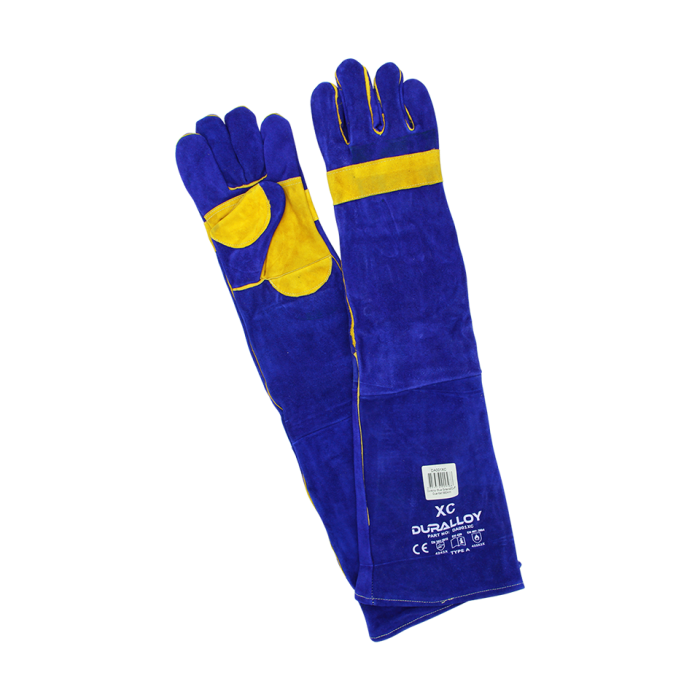 Duralloy Premium Blue Extend/Cuff MIG Gloves 680mm Long